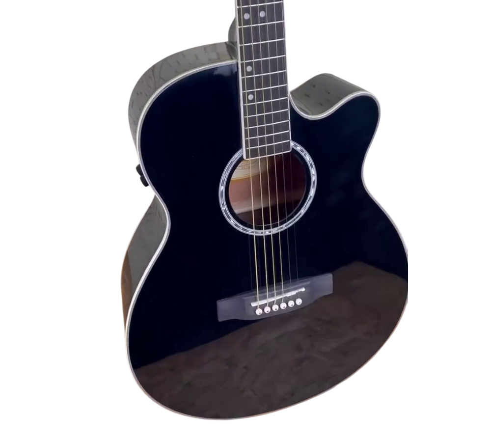 Трансакустическая гитара Washburn WA 45 C-BK