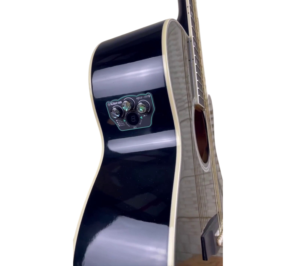 Трансакустическая гитара Washburn WA 45 C-BK