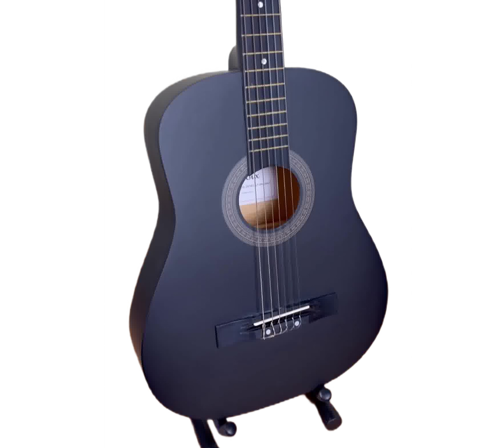 Классическая гитара с ремнем Foix FCG-2038CAP BK